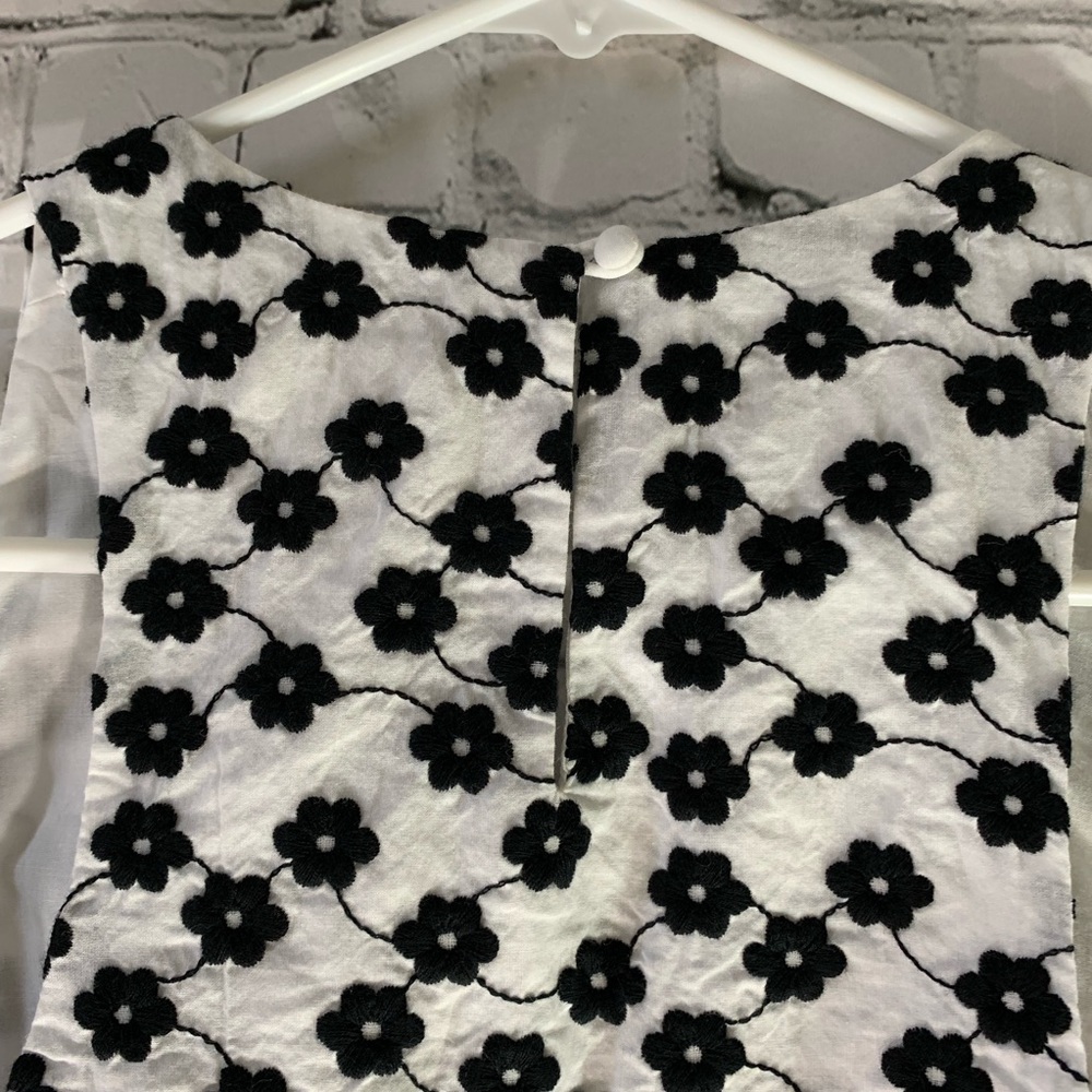 J. Crew Factory Flower Embroidered Racerback Tank - Picture 3 of 5